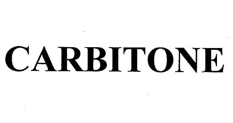 Mẫu nhãn hiệu CARBITONE