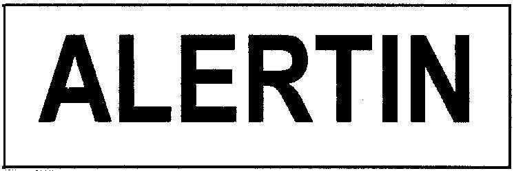 Mẫu nhãn hiệu ALERTIN