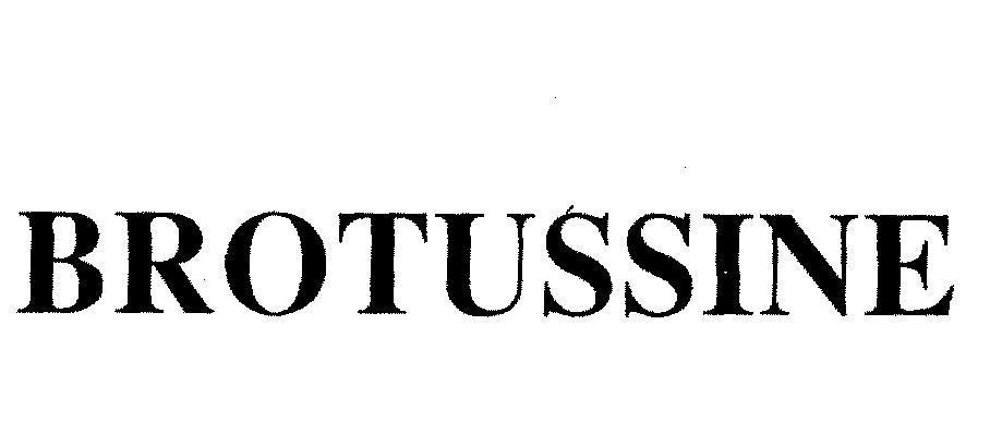 Mẫu nhãn hiệu BROTUSSINE
