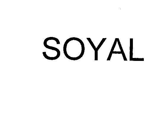 Mẫu nhãn hiệu SOYAL