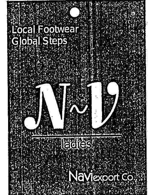 Mẫu nhãn hiệu NV LOCAL FOOTWEAR GLOBAL STEPS LADIES NAVIEXPORT CO