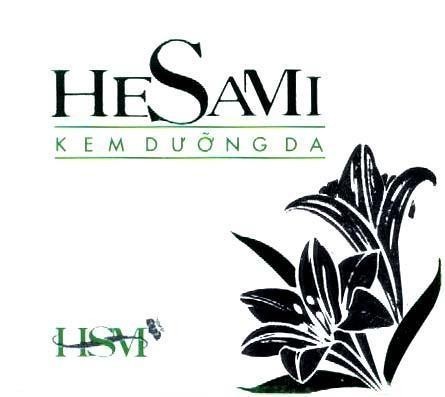 Mẫu nhãn hiệu HESAMI HSM Kem dưỡng da