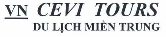 Mẫu nhãn hiệu CEVI TOURS DU LịCH MIềN TRUNG VN