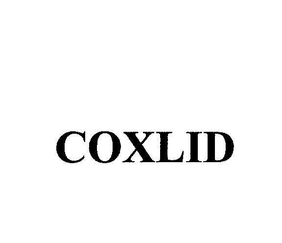 Mẫu nhãn hiệu COXLID