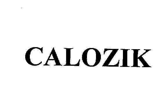 Mẫu nhãn hiệu CALOZIK