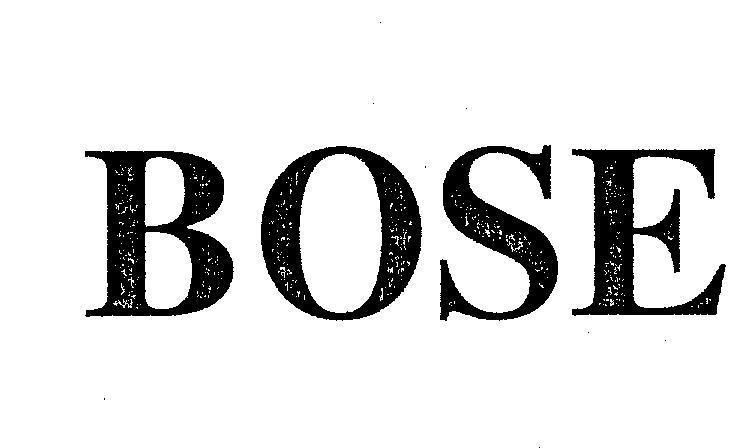Mẫu nhãn hiệu BOSE
