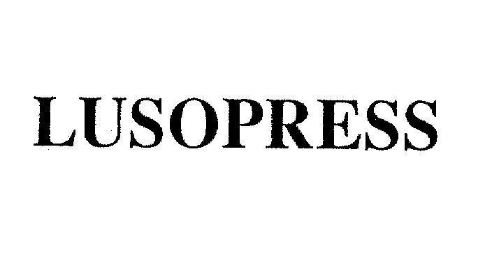 Mẫu nhãn hiệu LUSOPRESS