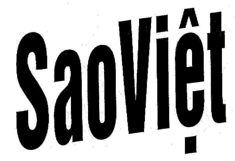 Mẫu nhãn hiệu SAO VIệT