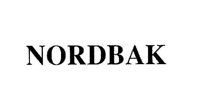 Mẫu nhãn hiệu NORDBAK