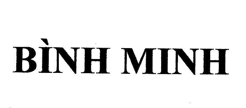 Mẫu nhãn hiệu BìNH MINH