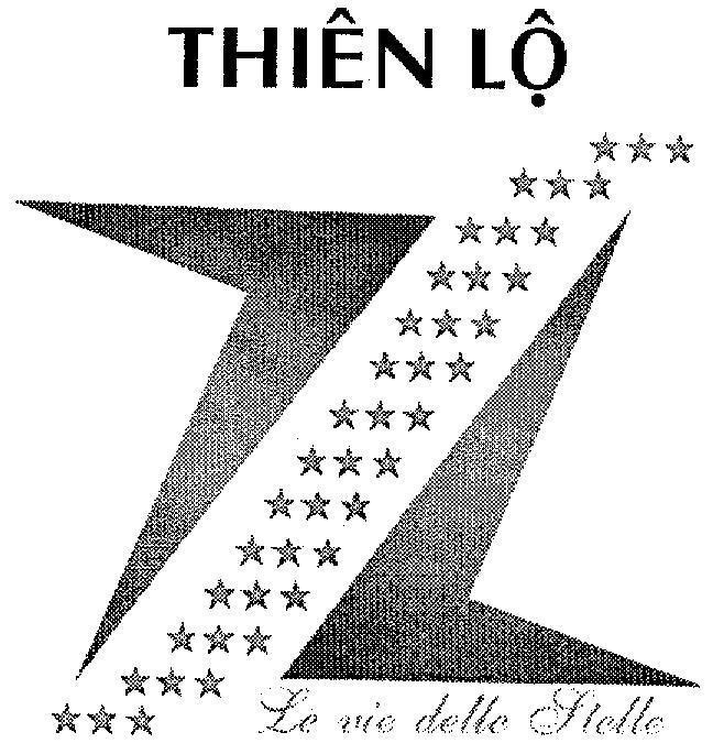 Mẫu nhãn hiệu TL Thiên Lộ LE VIE DELLE STELLE