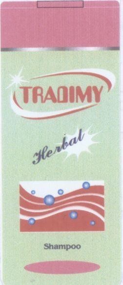Mẫu nhãn hiệu TRADIMY HERBAL SHAMPOO