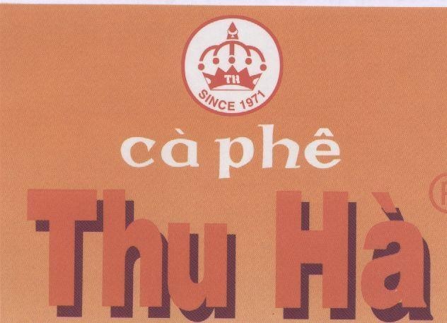 Mẫu nhãn hiệu TH Thu Hà SINCE 1971 Cà phê