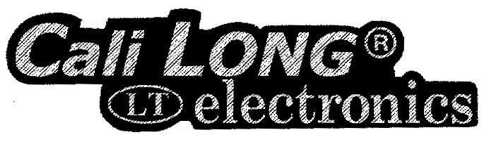 Mẫu nhãn hiệu CALI LONG LT ELECTRONICS