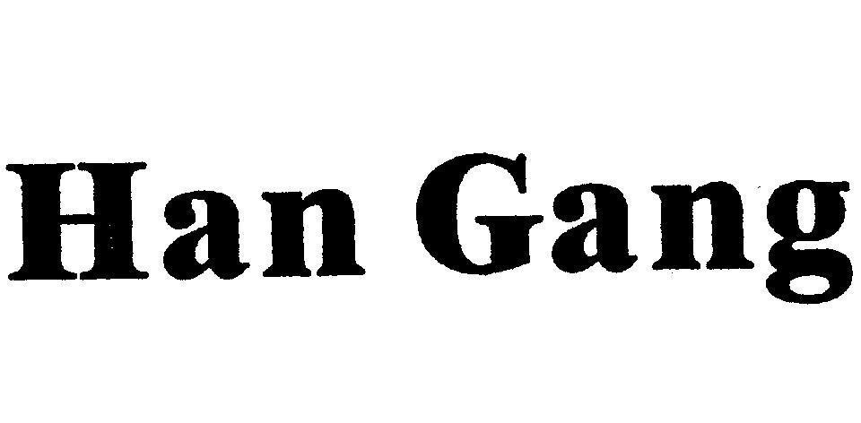 Mẫu nhãn hiệu HAN GANG