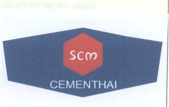 Mẫu nhãn hiệu SCM CEMENTHAI