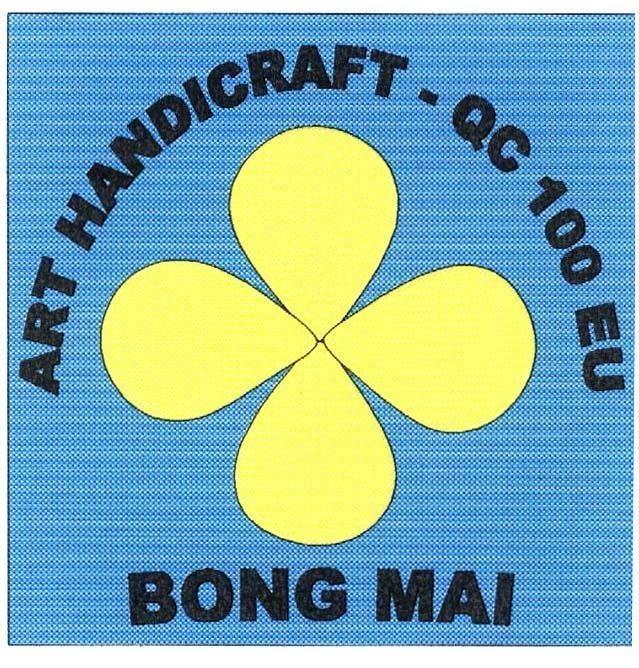 Mẫu nhãn hiệu BONG MAI ART HANDICRAFT - QC 100 EU