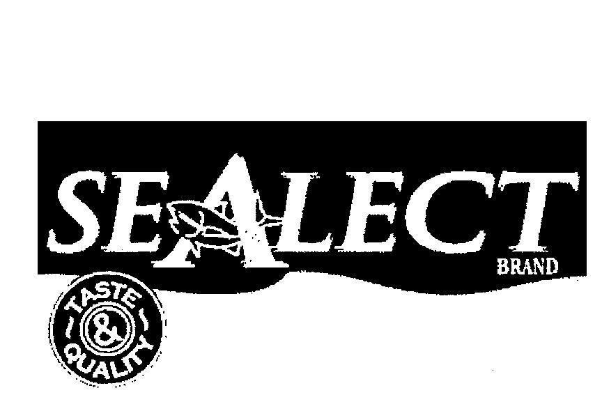 Mẫu nhãn hiệu SEALECT BRAND TASTE QUALITY