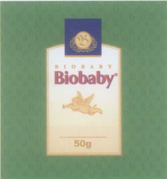 Mẫu nhãn hiệu BIOBABY, B, 50G