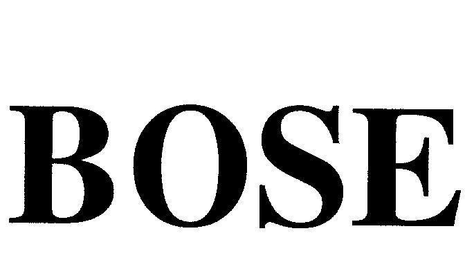 Mẫu nhãn hiệu BOSE