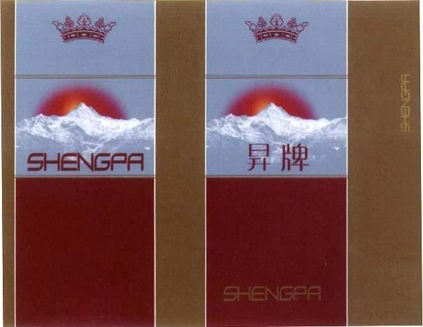 Mẫu nhãn hiệu SHENGPA