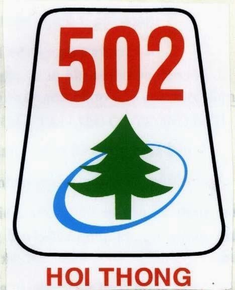 Mẫu nhãn hiệu HOI THONG 502