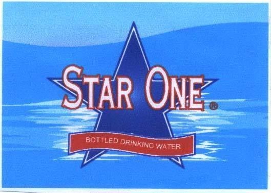 Mẫu nhãn hiệu STAR ONE BOTTLED DRINKING WATER