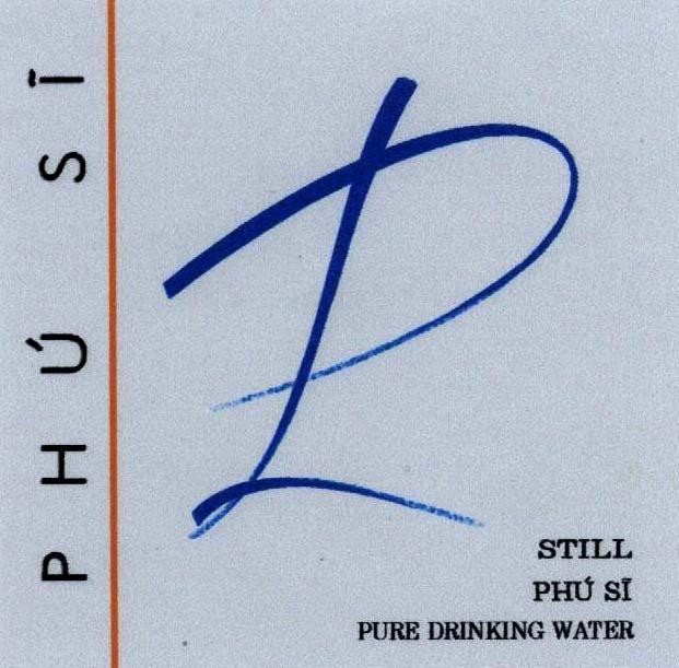 Mẫu nhãn hiệu PHú Sĩ P PHU SI STILL PURE DRINKING WATER