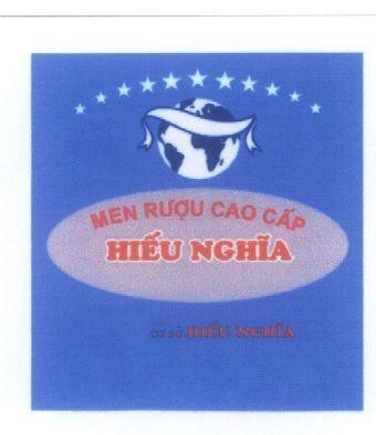 Mẫu nhãn hiệu HIếU NGHĩA MEN RƯợU CAO CấP