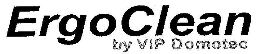 Mẫu nhãn hiệu ERGOCLEAN BY VIP DOMOTEC