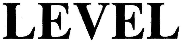 Mẫu nhãn hiệu LEVEL