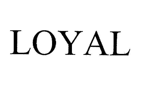 Mẫu nhãn hiệu LOYAL