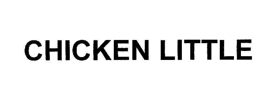 Mẫu nhãn hiệu CHICKEN LITTLE