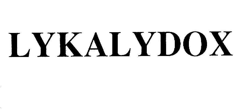 Mẫu nhãn hiệu LYKALYDOX