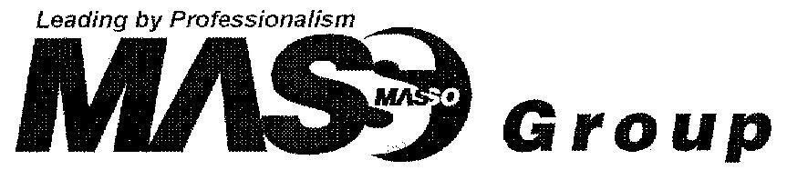 Mẫu nhãn hiệu LEADING BY PROFESSIONALISM MASSO GROUP