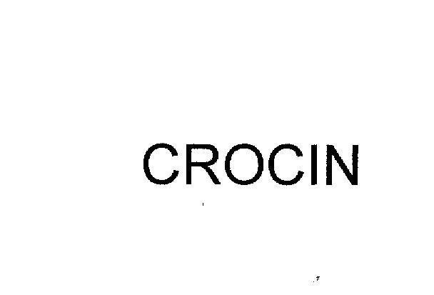 Mẫu nhãn hiệu CROCIN
