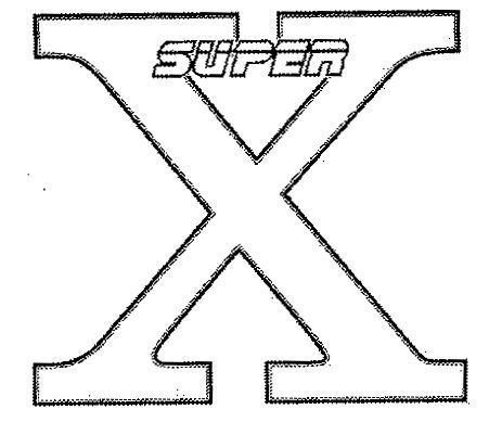 Mẫu nhãn hiệu SUPER X