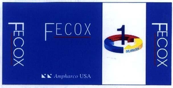 Mẫu nhãn hiệu FECOX AMPHARCO USA 1 PAIN