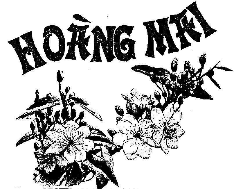 Mẫu nhãn hiệu HOANG MAI