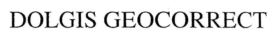 Mẫu nhãn hiệu DOLGIS GEOCORRECT