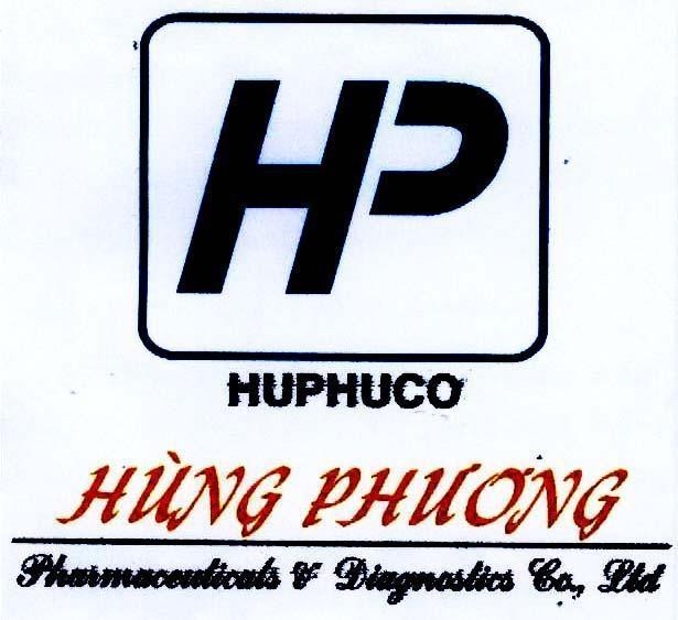 Mẫu nhãn hiệu HP HUPHUCO HùNG PHƯƠNG PHARMACEUTICALS DIANOSTICS CO.,LTD