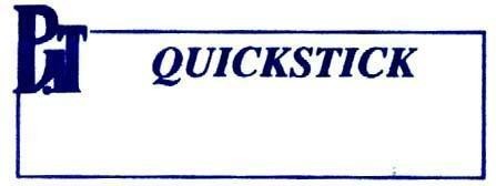 Mẫu nhãn hiệu PAT QUICKSTICK