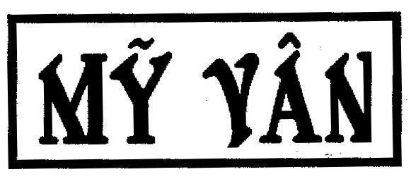 Mẫu nhãn hiệu MY VAN