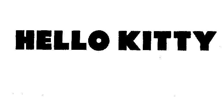Mẫu nhãn hiệu HELLO KITTY