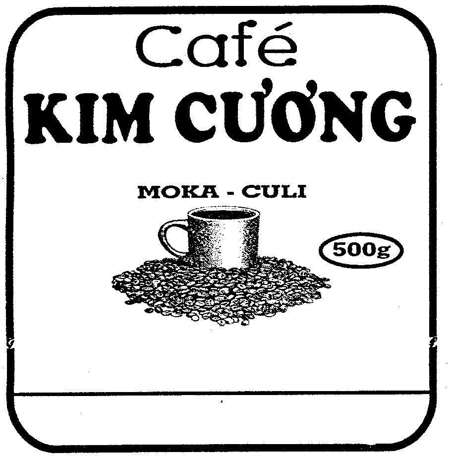 Mẫu nhãn hiệu CAFE KIM CUONG MOKA-CULI