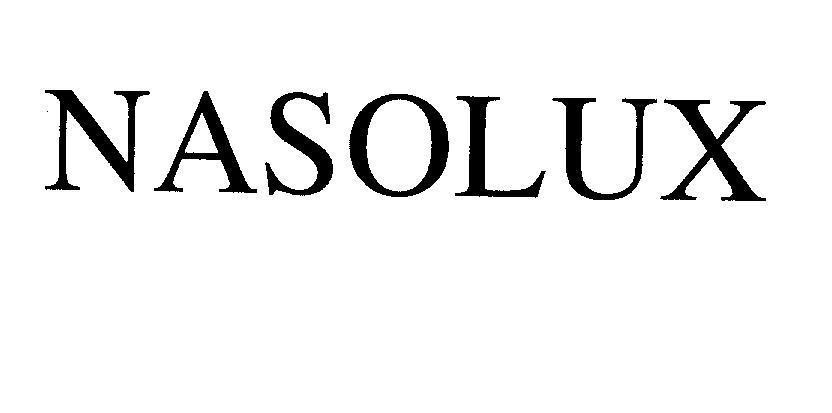 Mẫu nhãn hiệu NASOLUX