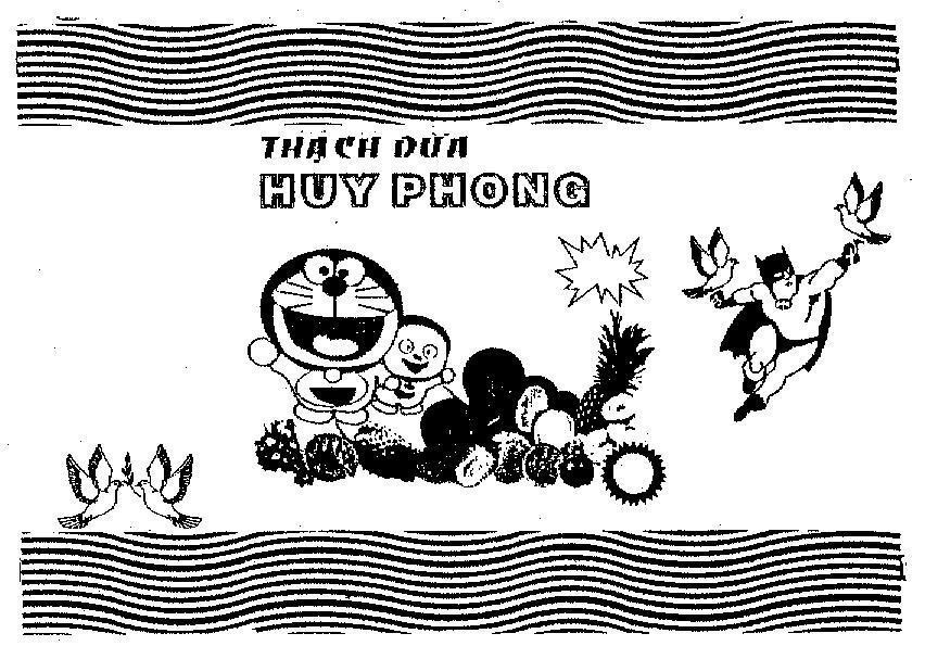 Mẫu nhãn hiệu THACH DUA HUY PHONG