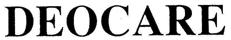 Mẫu nhãn hiệu DEOCARE