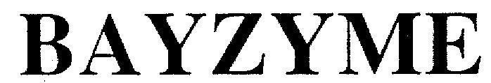 Mẫu nhãn hiệu BAYZYME