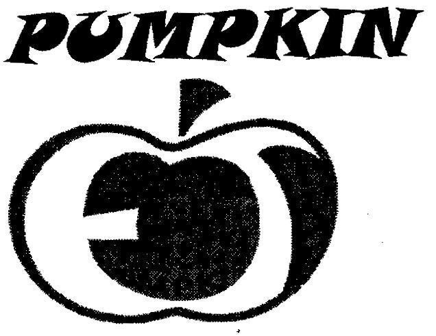 Mẫu nhãn hiệu PUMPKIN ET